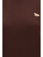 Maison Kitsuné Baby Fox Merino Jumper - Dark Wood