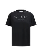 Off-White Kiss Quote T-shirt - Black-White