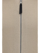 Maison Margiela Cotton zip-up Sweater - Ecru