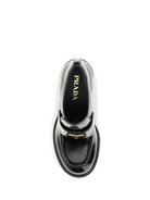 Prada Leather heeled Loafers - Black