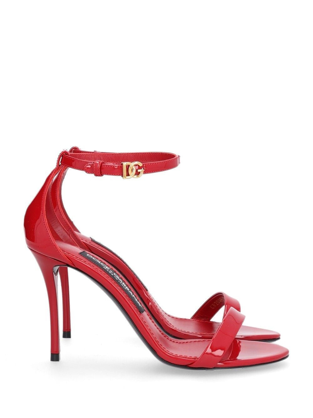 Dolce & Gabbana Patent Leather Sandal - Red