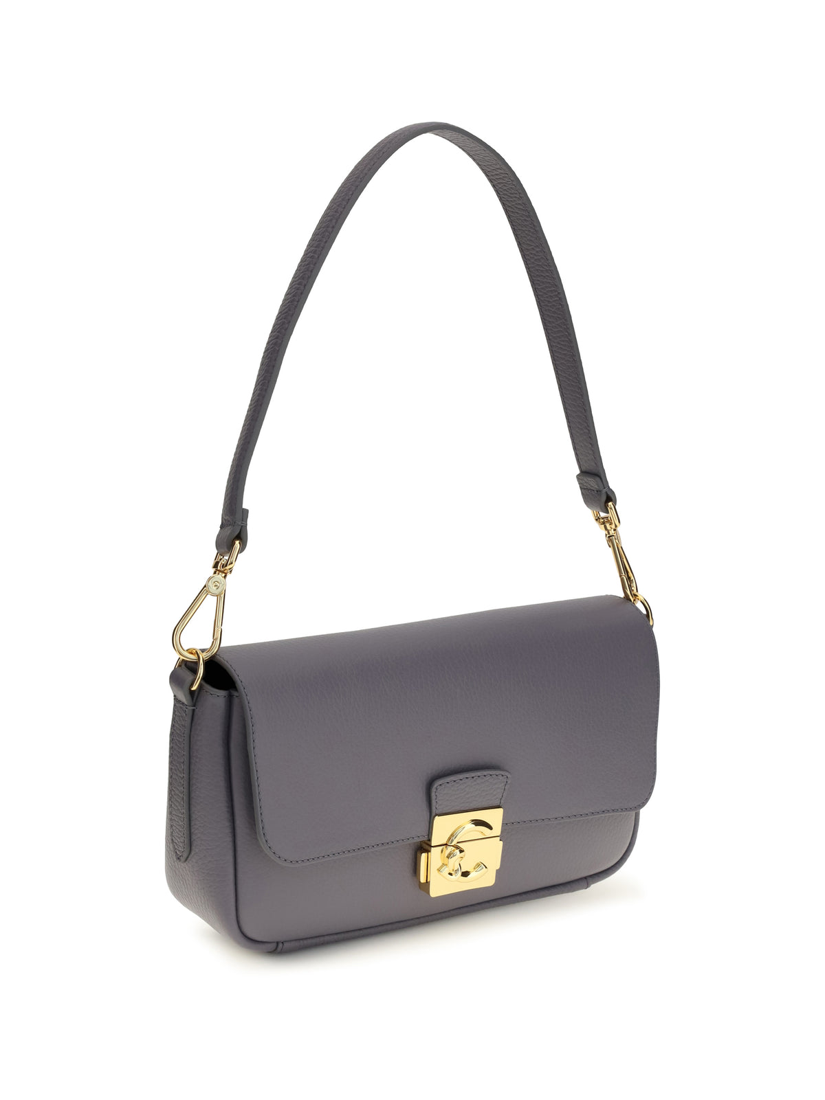 Coccinelle C-Me Lock medium Shoulder Bag - Stove