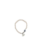 Vivienne Westwood Simonetta Pearl Bracelet - Platinum / Creamrose Pearl / White Ename