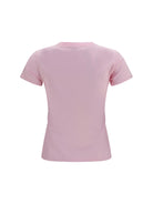 Ganni Teddy Forest baby fit cotton T-shirt - Chalk Pink