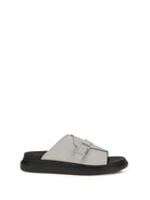 Alexander McQueen Buckle slide Sandals - Ash Grey