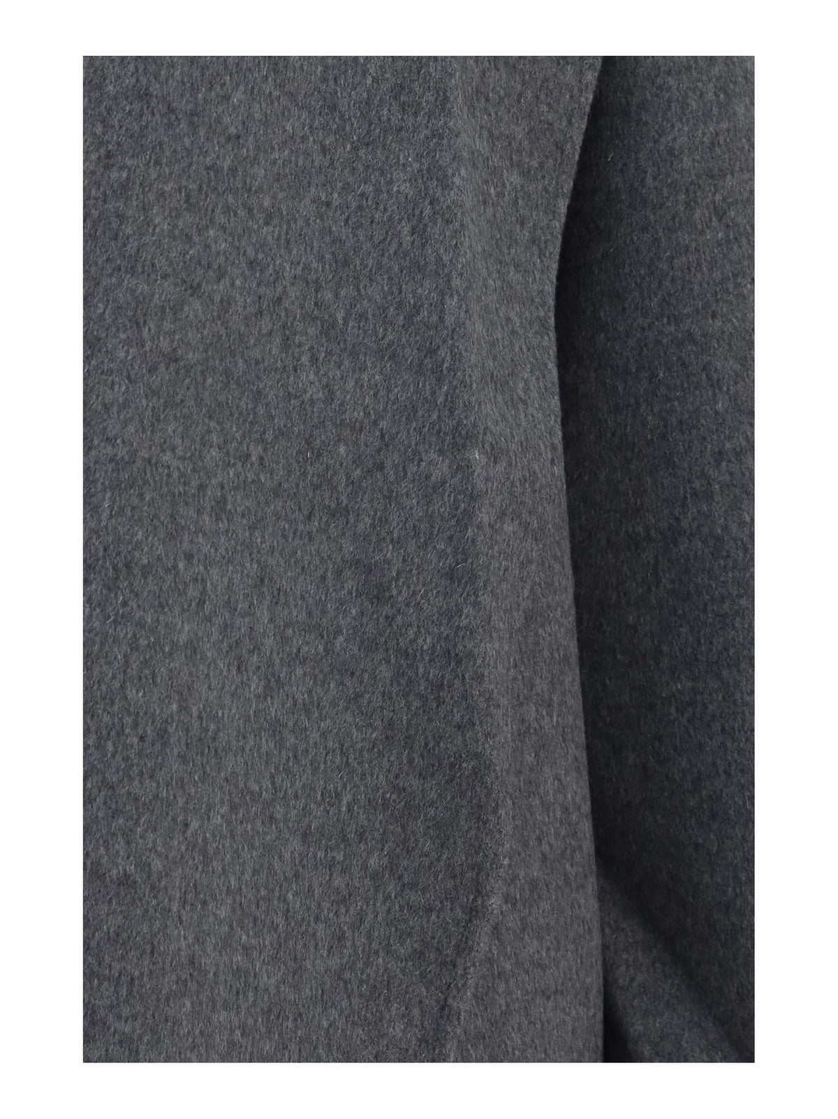 Toteme Wool Hooded Coat - Pale Grey Mélange