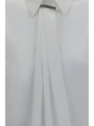 Brunello Cucinelli Shirt with monili embellishment - White