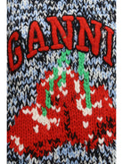 Ganni Wool cherry Vest - Glacier Lake