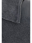 Bottega Veneta Ribbed wool Sweater - Dark Grey Melange