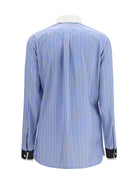 Tom Ford Striped jacquard Shirt - Combo Light Blue & White