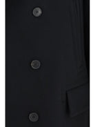 Fendi Wool and angora Coat - Black