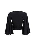 Jacquemus Paysan Wrap Top - Black