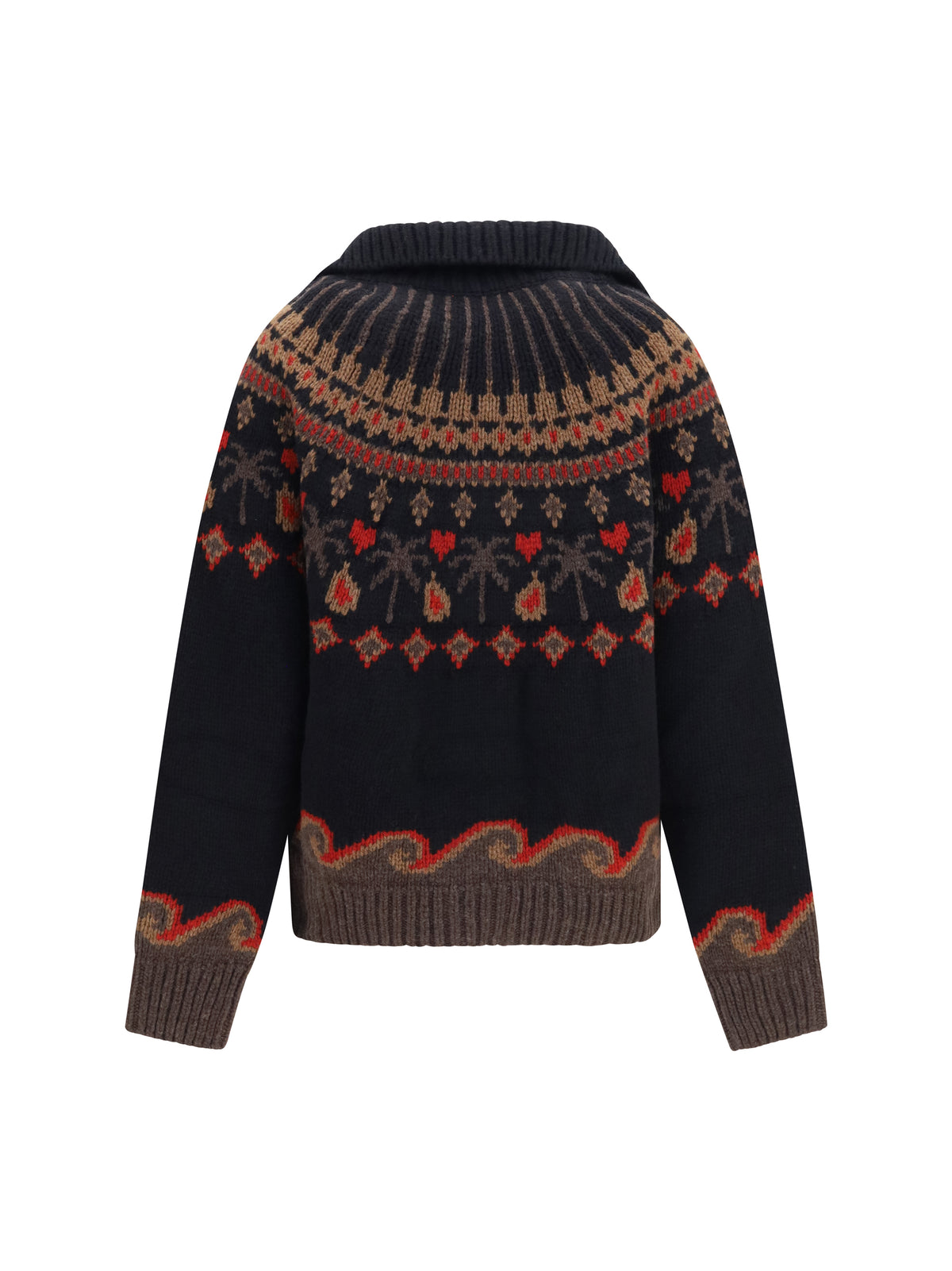 Alanui Sweet Winter Cardigan - Black/Multi