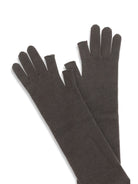 Rick Owens Long fingerless wool Gloves - Drkdust