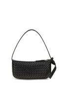 Bottega Veneta Intrecciato leather Shoulder Bag - Black-Gold