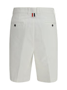 Thom Browne Typewriter Cloth Utility Chino Shorts - White