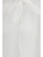Forte_forte Tulle Shirt with sash - Diamond