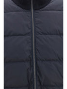 Herno Padded Cardigan - Blue Dark