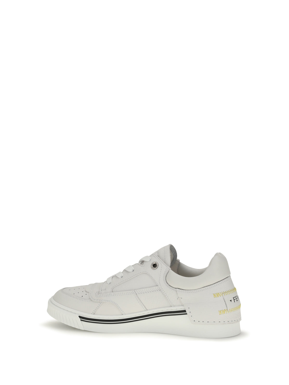 Fendi Fender Sneakers - Uwhite+Artique White