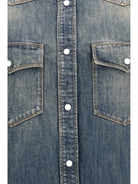 Fendi Western Bananatex® Denim Shirt - Medium Wash Blue