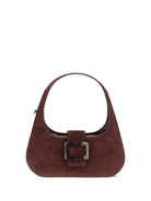 Roger Vivier Mini Belle Vivier Turtle Hobo Shoulder Bag - R822(Kraft Ch)+R802(Bordeaux Sc)
