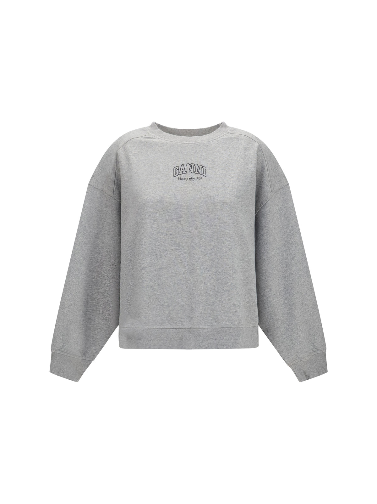 Ganni Crewneck Sweatshirt with logo - Paloma