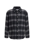 Off-White Padded Flannel Jacket - Black