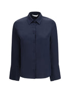 Max Mara Pure Mxpvoliera Shirt - Blue Marino
