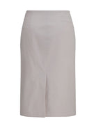 Miu Miu Stretch cotton-blend midi Skirt - Talco
