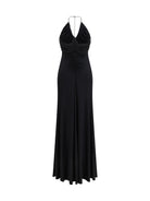 Self-Portrait Jersey long Dress - Black