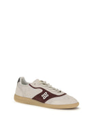 Dsquared2 Leather Sneakers - Bianco+Rosso