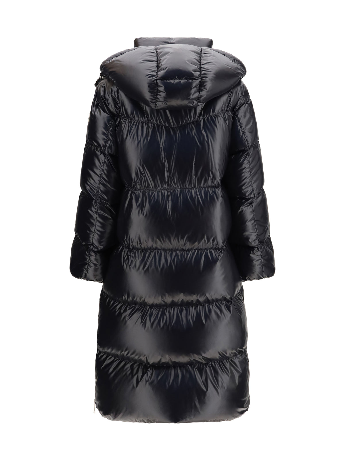Moncler Harfang long Hooded Down Coat - Black