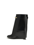 Givenchy Leather Shark Ankle Boots - Black