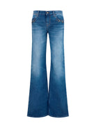 Gucci Stretch cotton Jeans with Horsebit - Blue