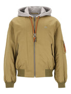 Loewe Bomber Jacket In Technical Fabric - Green