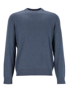 Zegna Crew Neck Sweater - Blue