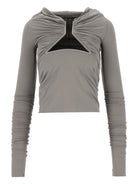 Rick Owens Long Sleeve Prong Top - Grey