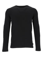 Mm6 Maison Margiela Long Sleeve Sweater - Black