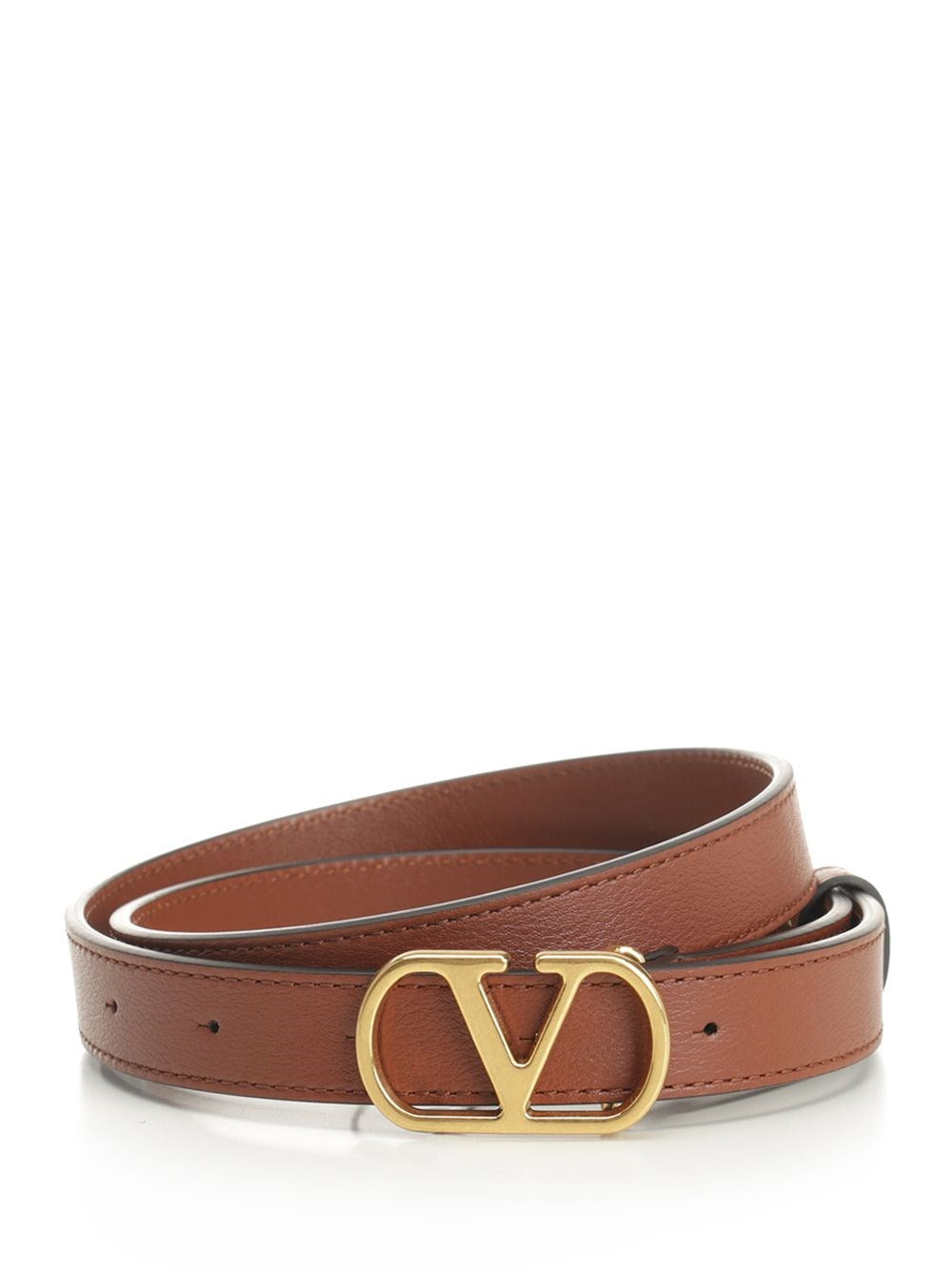 Valentino Garavani "Vlogo Signature" Belt - Brown