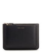 Comme Des Garcons Wallet Double Pouch - Black