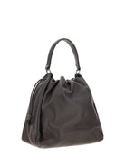 Brunello Cucinelli Leather Shoulder Bag - Testa Moro