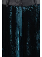 Forte_forte Moiré velvet tuxedo Pants - Woods