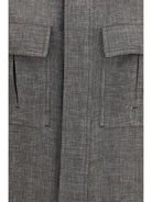Zegna High-collar Shirt Jacket - 001