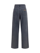 Miu Miu Cotton Jeans - Black