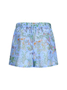 Gucci Printed silk twill Shorts - Azure/Ivory/Mc