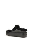 Roger Vivier Viv' Up Shearling Mules - Black