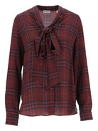 Burberry Silk Blouse - Bordeaux