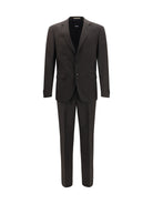 Hugo Boss Black Virgin wool Suit - Dark Brown