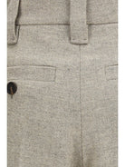 Brunello Cucinelli High-waisted pleated Pants - Beige