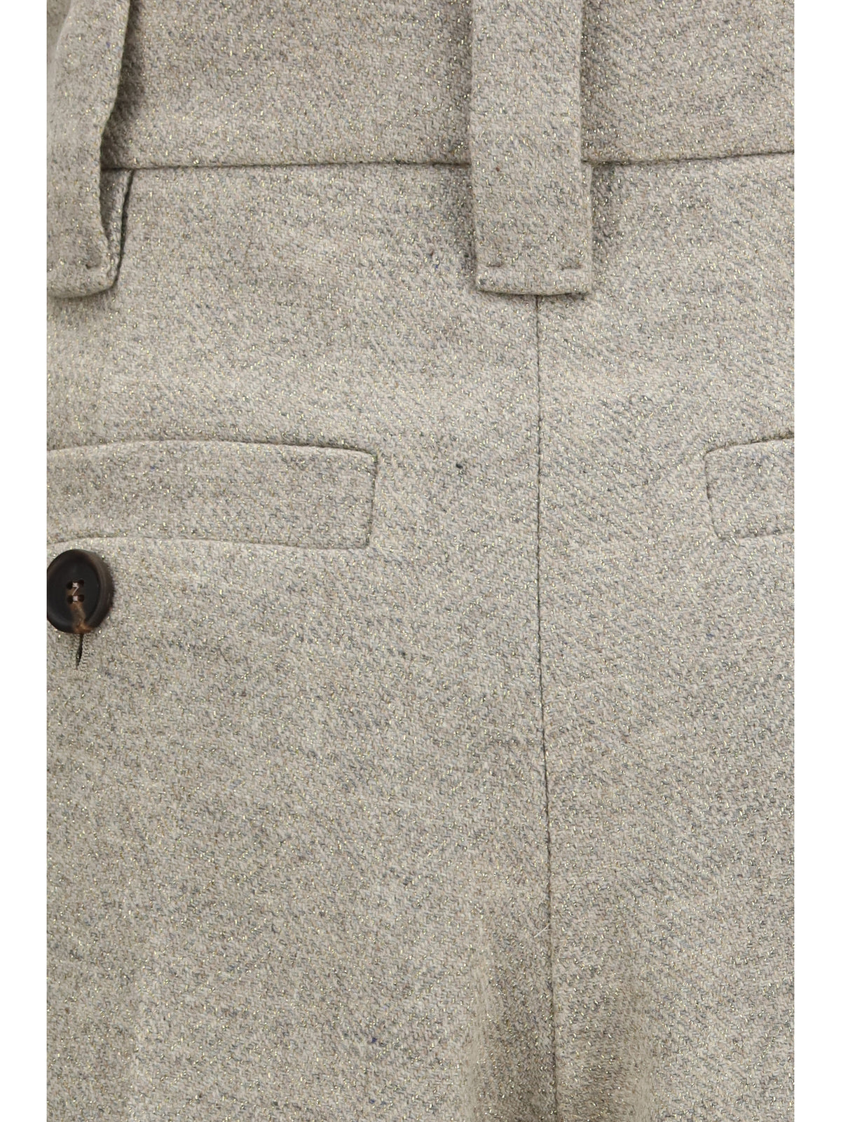 Brunello Cucinelli High-waisted pleated Pants - Beige